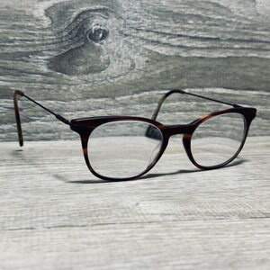 William Morris London LN50008 Eyeglasses 48-19-140 Brown Tortoise Frames Only